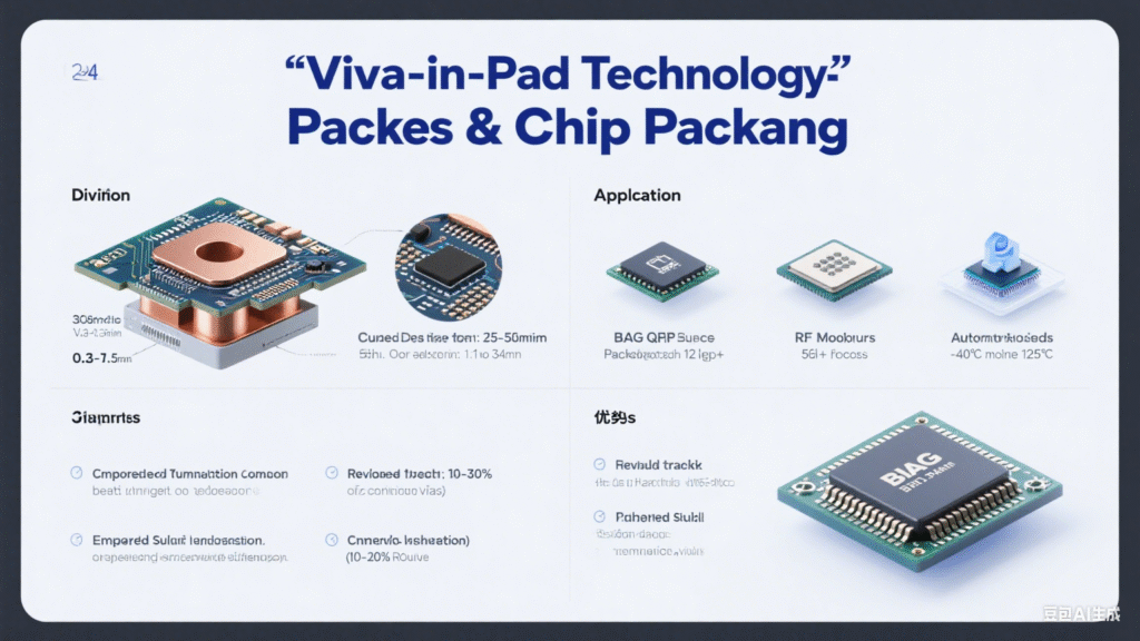 Via-in-Pad Technology in PCB and Chip Packaging | Definition, Applications, Pros & Cons