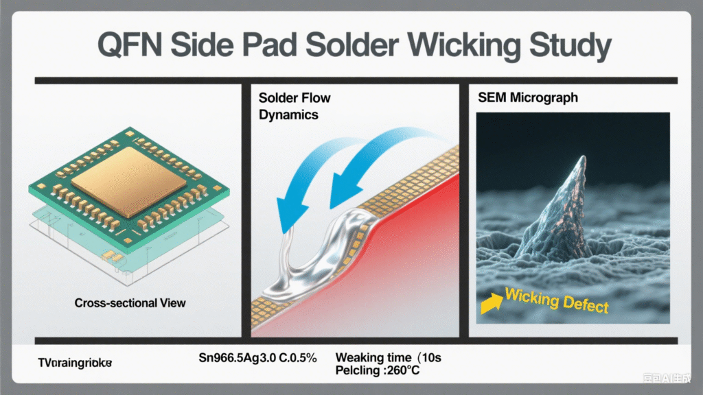 QFN Side Pad Solder Wicking Study