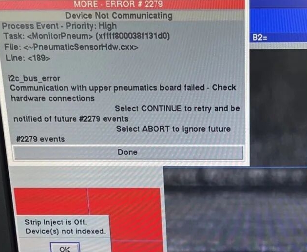 Troubleshooting ERROR #2279 Device Not Communicating